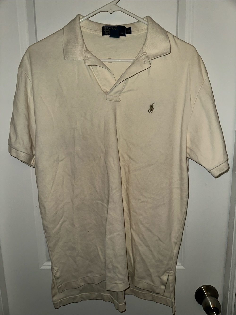 Ralph Lauren Polo Shirt in Cream